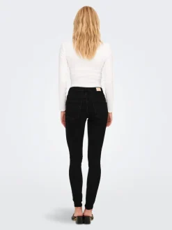 Only Jeans*ONLICONIC HW SK LONG ANK DNM NOOS Black Denim