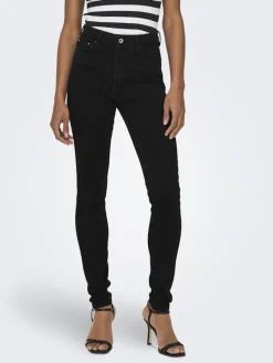 Only Jeans*ONLICONIC HW SK LONG ANK DNM NOOS Black Denim