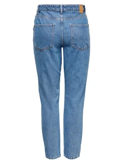 Only Jeans*ONLJAGGER HIGH MOM ANKLE DNM ANA Medium Blue Denim