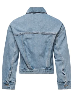 Only Jacken*ONLJAGGER PLEAT DNM JACKET Light Blue Denim