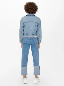 Only Jacken*ONLJAGGER PLEAT DNM JACKET Light Blue Denim