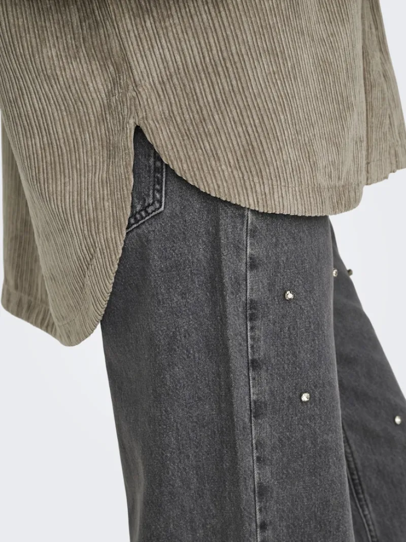 Only Jacken*ONLJANINE-RAI LIFE LS OVS CRD SHACK NOOS Weathered Teak