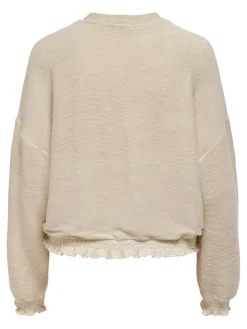 Only Pullover & Sweatshirts*ONLJENKA L/S O-NECK SMOCK TOP JRS ecru