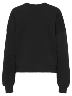 Only Pullover & Sweatshirts*ONLJENNA L/S O-NECK EMB. BOX SWT Black