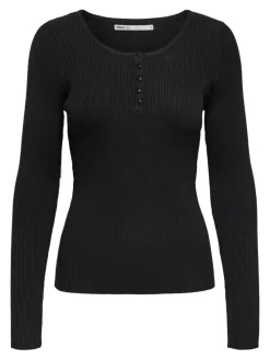 Only Pullover & Sweatshirts*ONLJILL LIFE L/S PULLOVER KNT Black