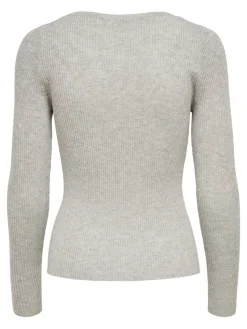 Only Pullover & Sweatshirts*ONLJILL LIFE L/S PULLOVER KNT Light Grey Melange
