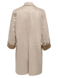 Only Jacken*ONLJOLINE FAUX SUEDE COAT LIFE CC OTW Silver Mink