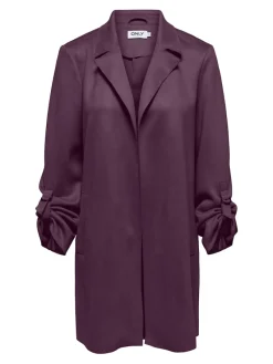 Only Jacken*ONLJOLINE FAUX SUEDE COAT LIFE CC OTW mauve wine