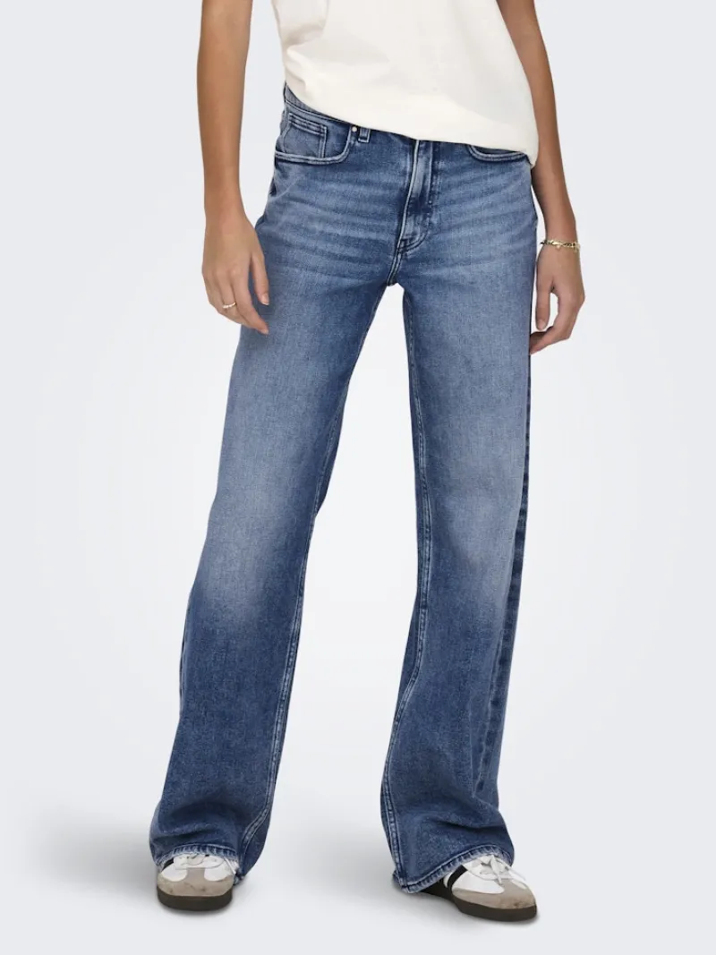 Only Jeans*ONLJUICY HW WIDE DNM DCC637 NOOS Medium Blue Denim