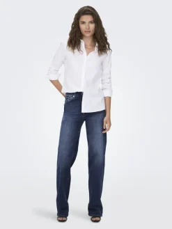 Only Jeans*ONLJUICY HW WIDE DNM REA398 NOOS Dark Blue Denim