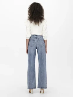 Only Jeans*ONLJUICY HW WIDE LEG DNM REA365 NOOS Medium Blue Denim