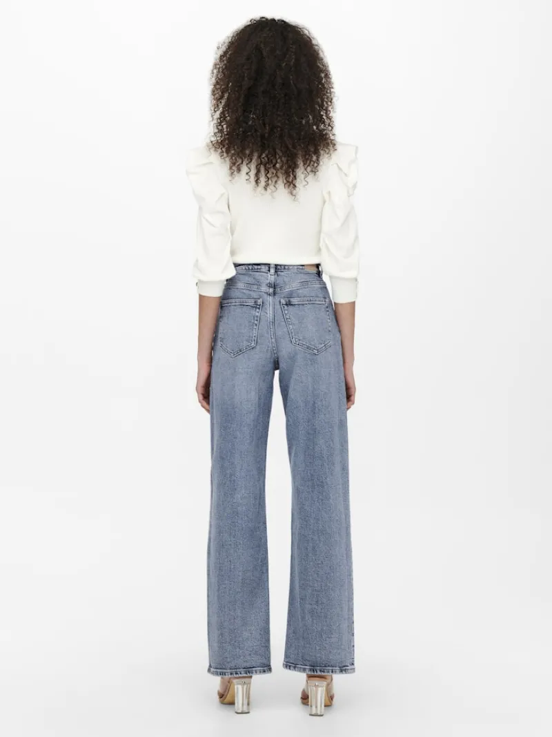 Only Jeans*ONLJUICY HW WIDE LEG DNM REA365 NOOS Medium Blue Denim