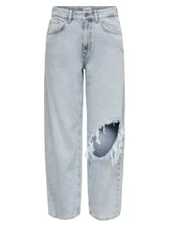 Only Jeans*ONLJULIET HW BOYFRIEND CA JNS DOT Light Blue Denim