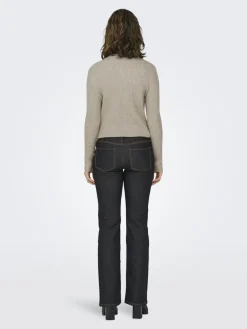 Only Pullover & Sweatshirts*-ONLKATIA LIFE LS BUTTON CARDI KNT NOOS Mocha Meringue