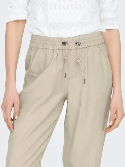 Only Hosen*ONLKELDA-EMERY MW PULL-UP PANTS PNT NOOS humus