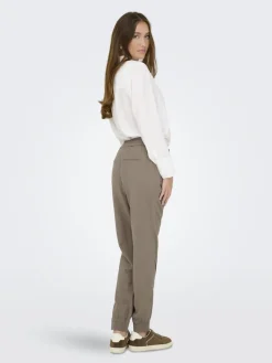 Only Hosen*ONLKELDA-EMERY MW PULL-UP PANTS PNT NOOS Walnut