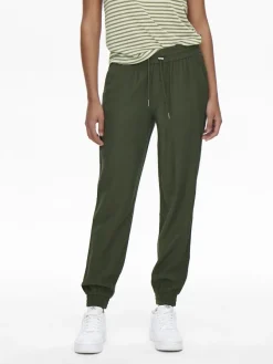 Only Hosen*ONLKELDA-EMERY MW PULL-UP PANTS PNT NOOS Grape Leaf