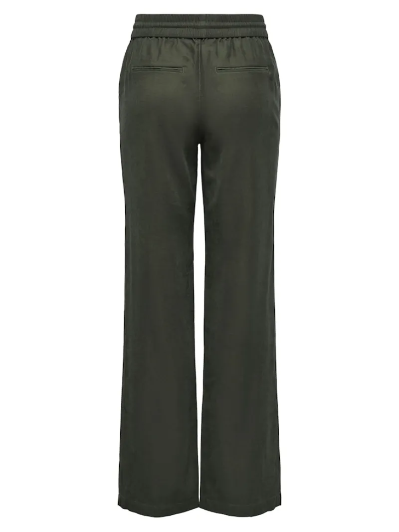 Only Hosen*ONLKELDA-EMERY MW PULL-UP STR PANT PNT Grape Leaf