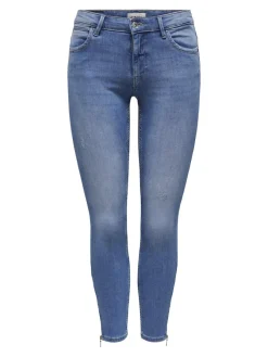 Only Jeans*ONLKENDELL REG SK ZIP ANK TAI582 NOOS light medium blue denim