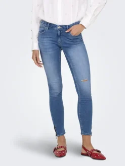 Only Jeans*ONLKENDELL REG SK ZIP ANK TAI582 NOOS light medium blue denim