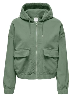 Only Jacken*ONLKENZIE L/S CORD JACKET PNT NOOS grün1