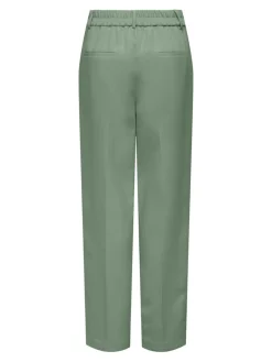 Only Hosen*ONLLANA-BERRY HW ELA STR PANT TLR hedge green