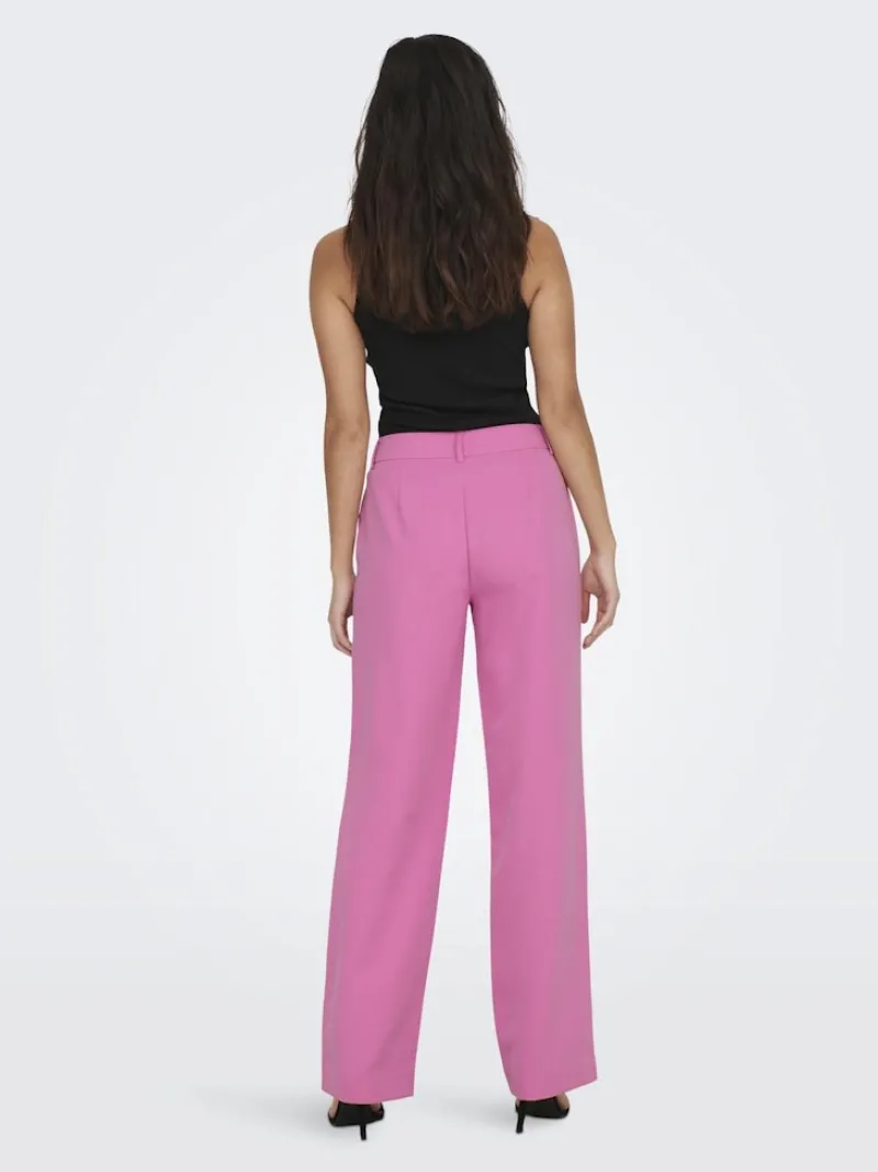Only Hosen*ONLLANA-BERRY MID STRAIGHT PANT TLR NOOS fuchsia pink