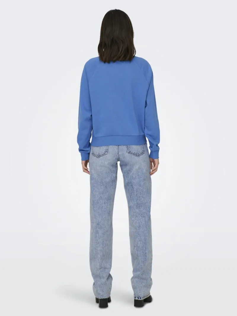 Only Pullover & Sweatshirts*ONLLANEY L/S NEW YORK O-NECK BOX SWT Super Sonic