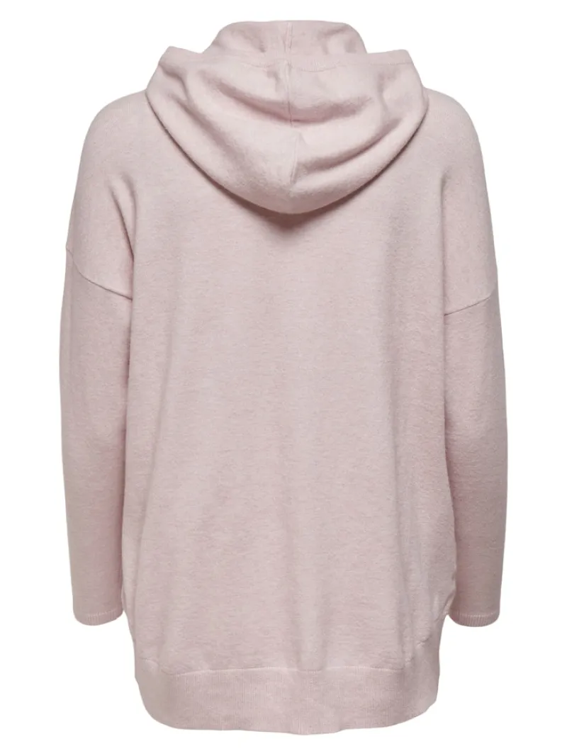 Only Pullover & Sweatshirts*ONLLELY L/S LOOSE HOOD PULLOVER KNT Sepia Rose