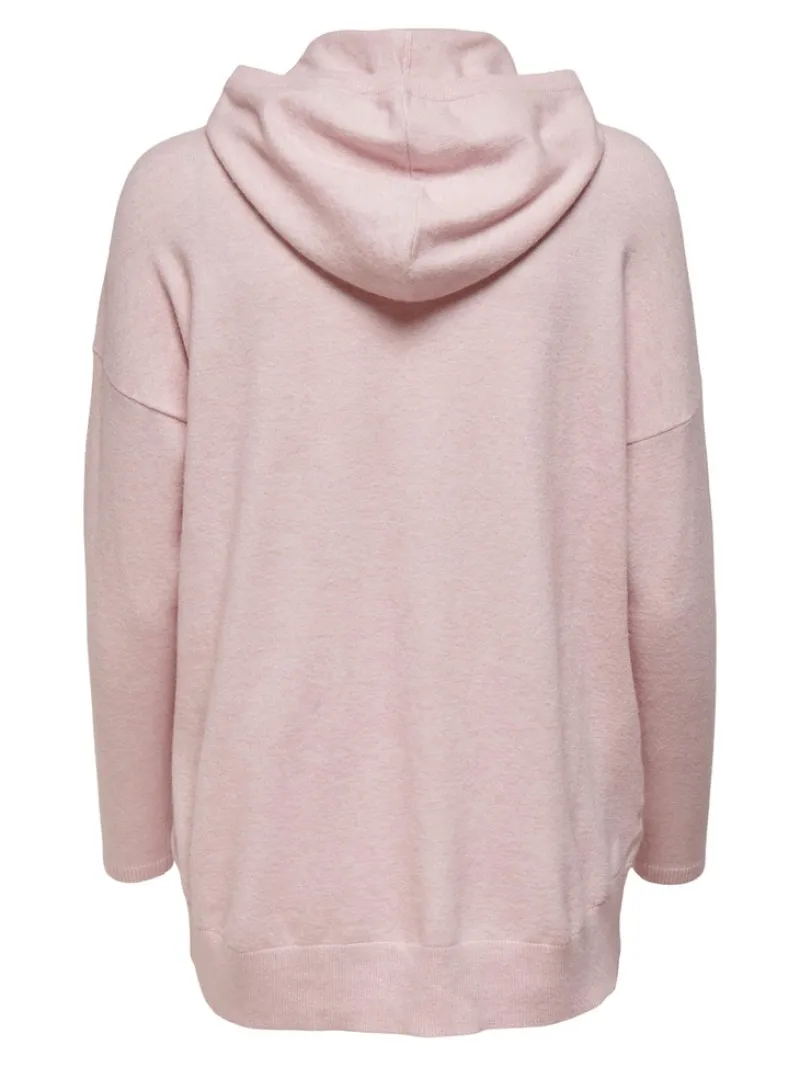 Only Pullover & Sweatshirts*ONLLELY L/S LOOSE HOOD PULLOVER KNT Sepia Rose