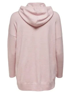 Only Pullover & Sweatshirts*ONLLELY L/S LOOSE HOOD PULLOVER KNT Sepia Rose