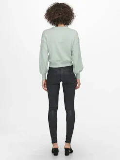 Only Pullover & Sweatshirts*ONLLELY L/S PULLOVER KNT NOOS surf spray