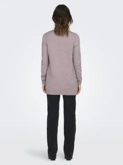 Only Pullover & Sweatshirts*ONLLESLY LIFE L/S OPEN CARDIGAN KNT NOOS Violet Ice