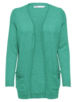 Only Pullover & Sweatshirts*ONLLESLY LIFE L/S OPEN CARDIGAN KNT NOOS marine green