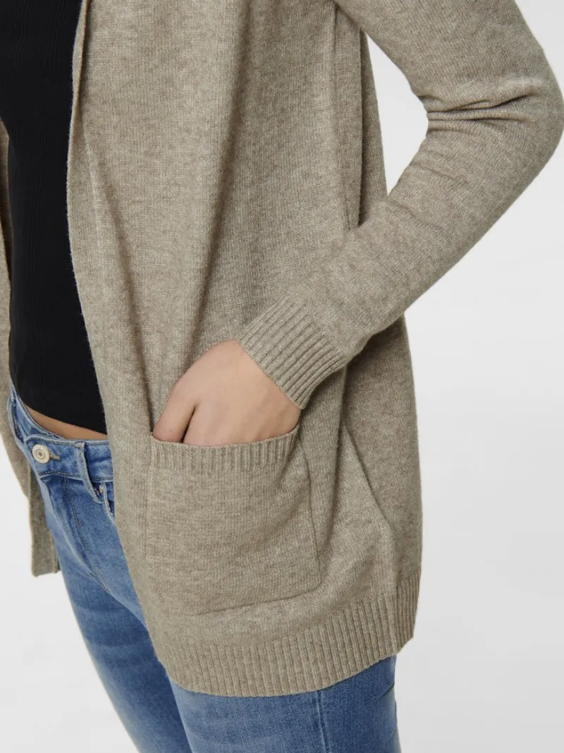 Only Pullover & Sweatshirts*ONLLESLY LIFE L/S OPEN CARDIGAN KNT NOOS Beige