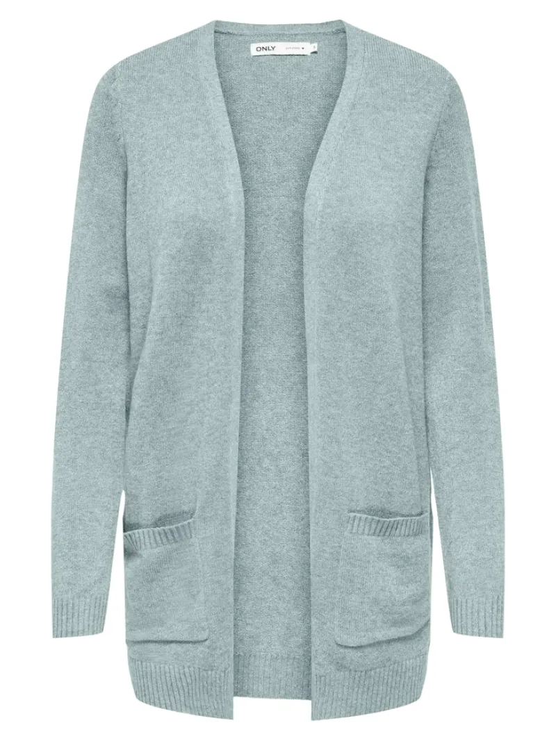 Only Pullover & Sweatshirts*ONLLESLY LIFE L/S OPEN CARDIGAN KNT NOOS gray mist