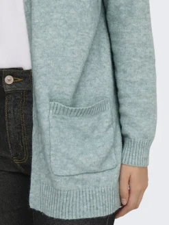 Only Pullover & Sweatshirts*ONLLESLY LIFE L/S OPEN CARDIGAN KNT NOOS gray mist