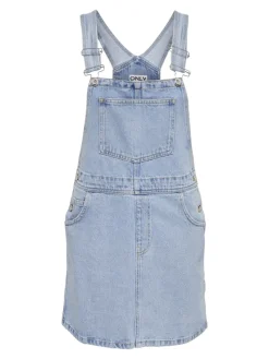 Only Kleider*ONLLINN SPENCER DRESS DNM PIM OY Light Blue Denim