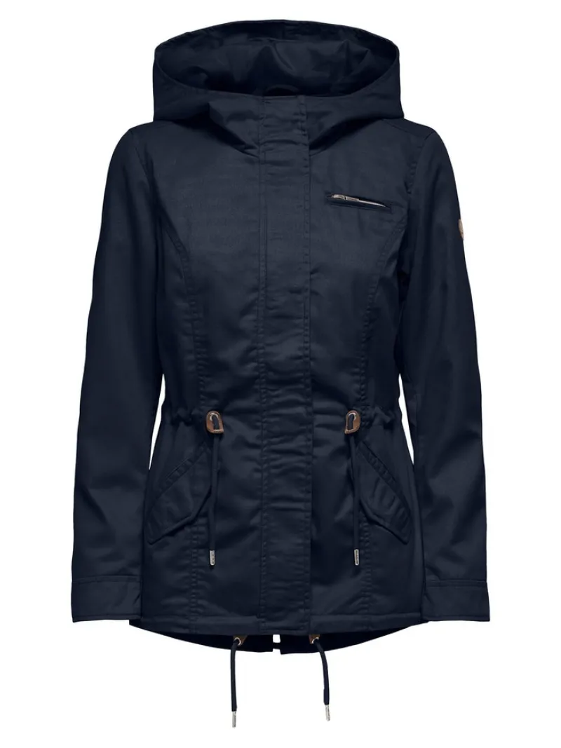 Only Jacken*ONLLORCA LIFE CANVAS PARKA OTW NOOS blau2
