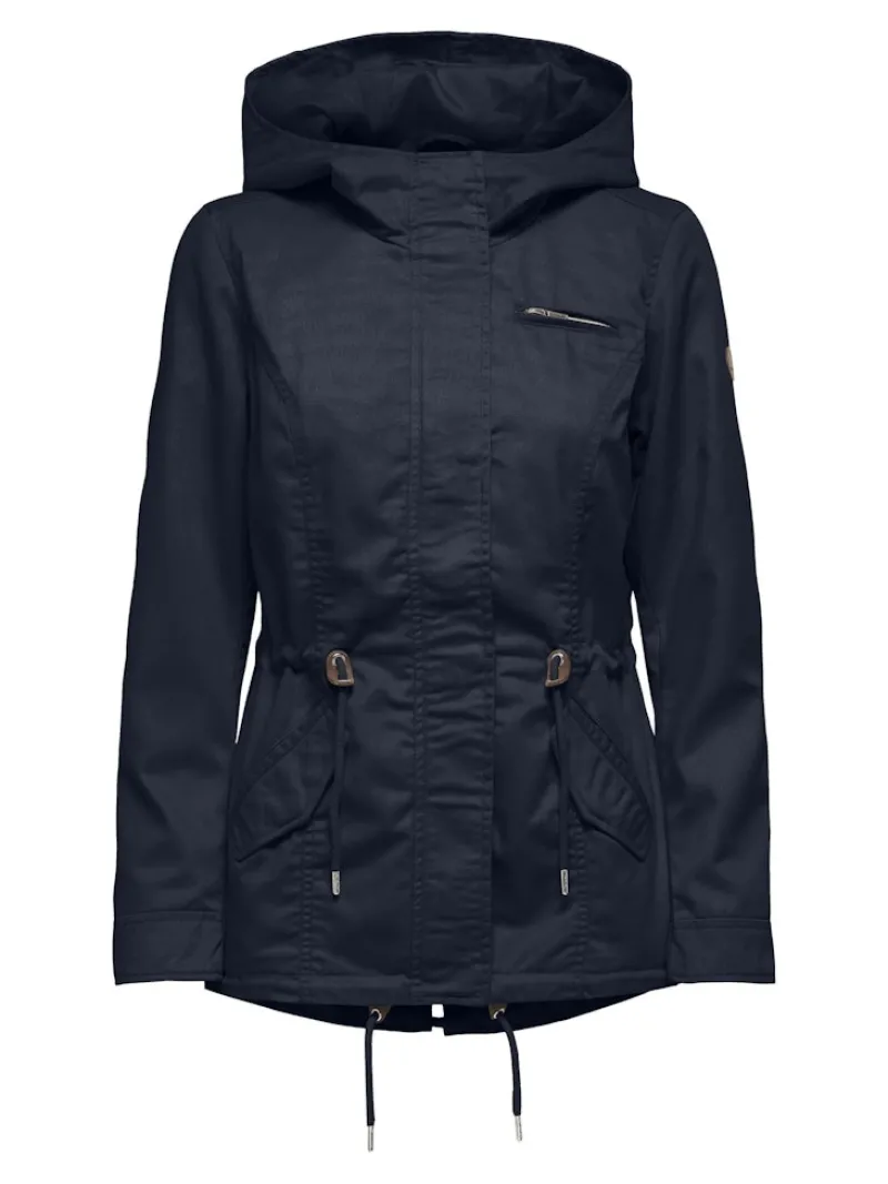 Only Jacken*ONLLORCA LIFE CANVAS PARKA OTW NOOS blau2