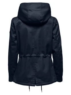 Only Jacken*ONLLORCA LIFE CANVAS PARKA OTW NOOS blau2