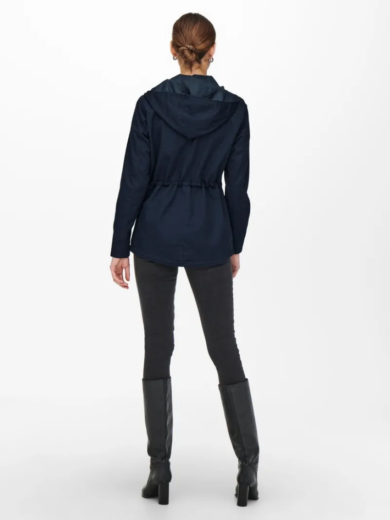 Only Jacken*ONLLORCA LIFE CANVAS PARKA OTW NOOS blau2