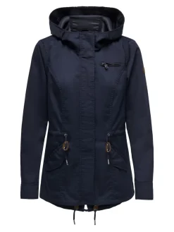 Only Jacken*ONLLORCA LIFE CANVAS PARKA OTW NOOS blue graphite