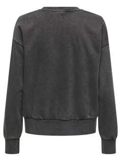 Only Pullover & Sweatshirts*ONLLUCINDA L/S O-NECK SWT NOOS black2