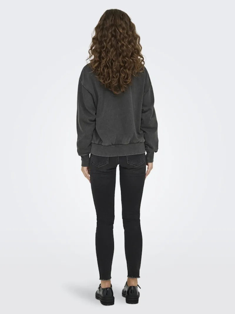 Only Pullover & Sweatshirts*ONLLUCINDA L/S O-NECK SWT NOOS black2