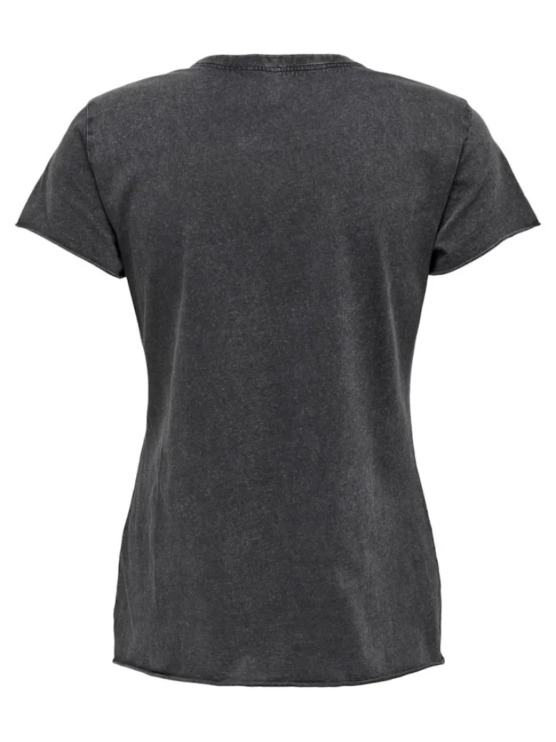 Only Shirts*ONLLUCY LIFE FIT S/S VENICE TOP BOX JRS black2