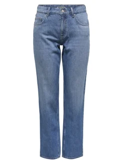 Only Jeans*ONLLUMI MW MOM STRAIGHT DNM PIM920 NOOS Medium Blue Denim