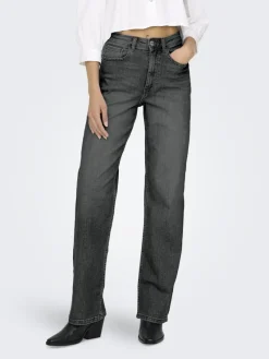 Only Jeans*ONLMADDIE EX HW WIDE DNM TAI ENT Grey Denim