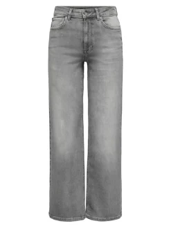 Only Jeans*ONLMADISON BLUSH HW WID DNM REA0938 NOOS Light Grey Denim