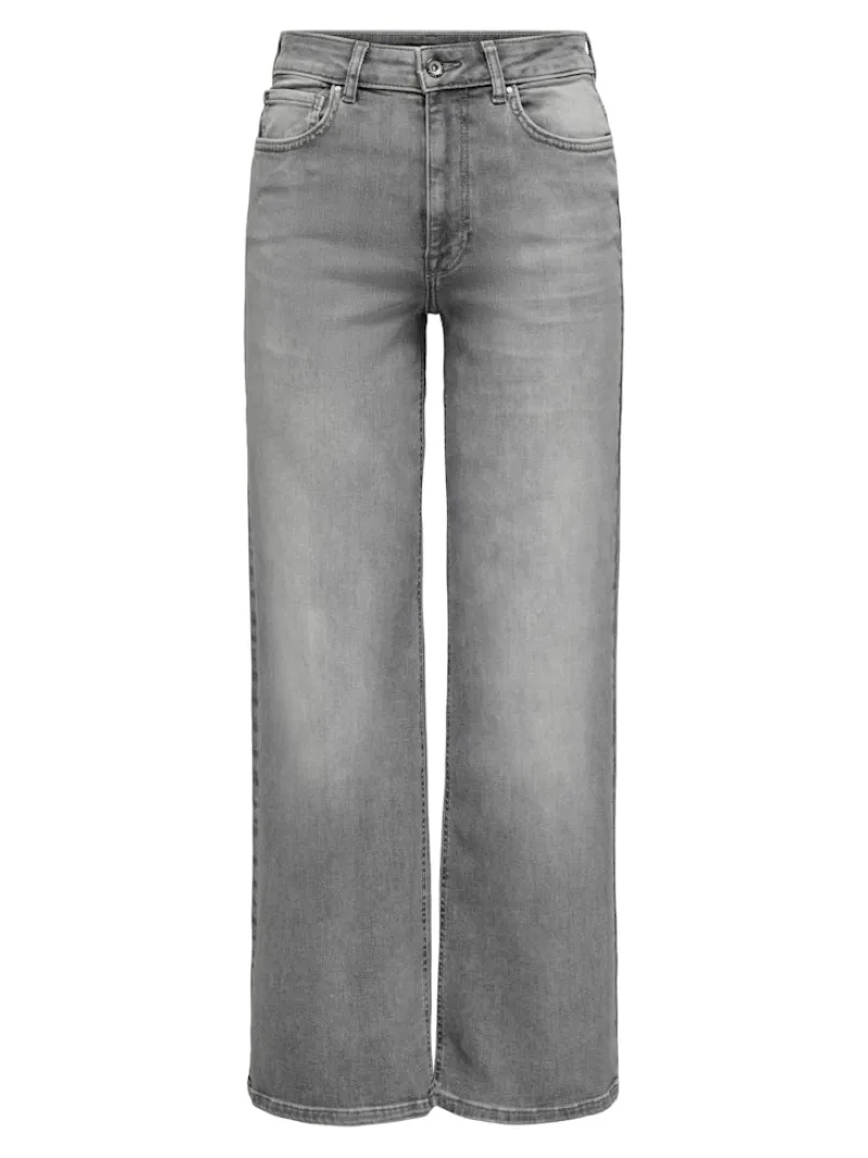 Only Jeans*ONLMADISON BLUSH HW WID DNM REA0938 NOOS Light Grey Denim